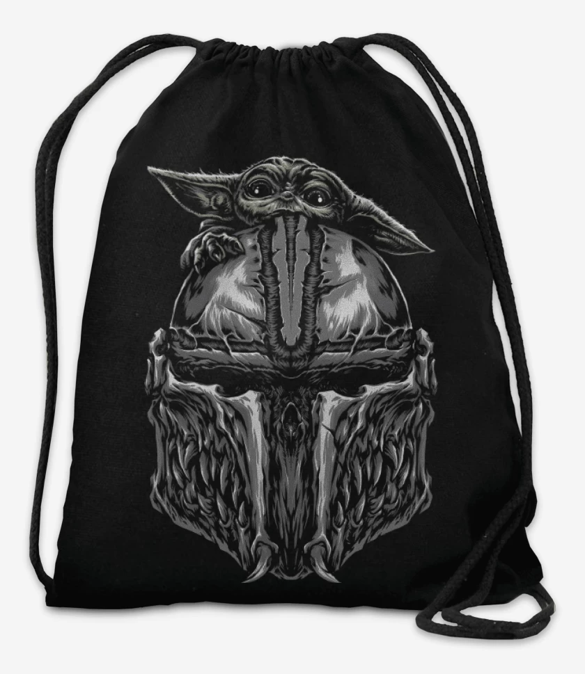 Mochila Negro de Grogu x Mando