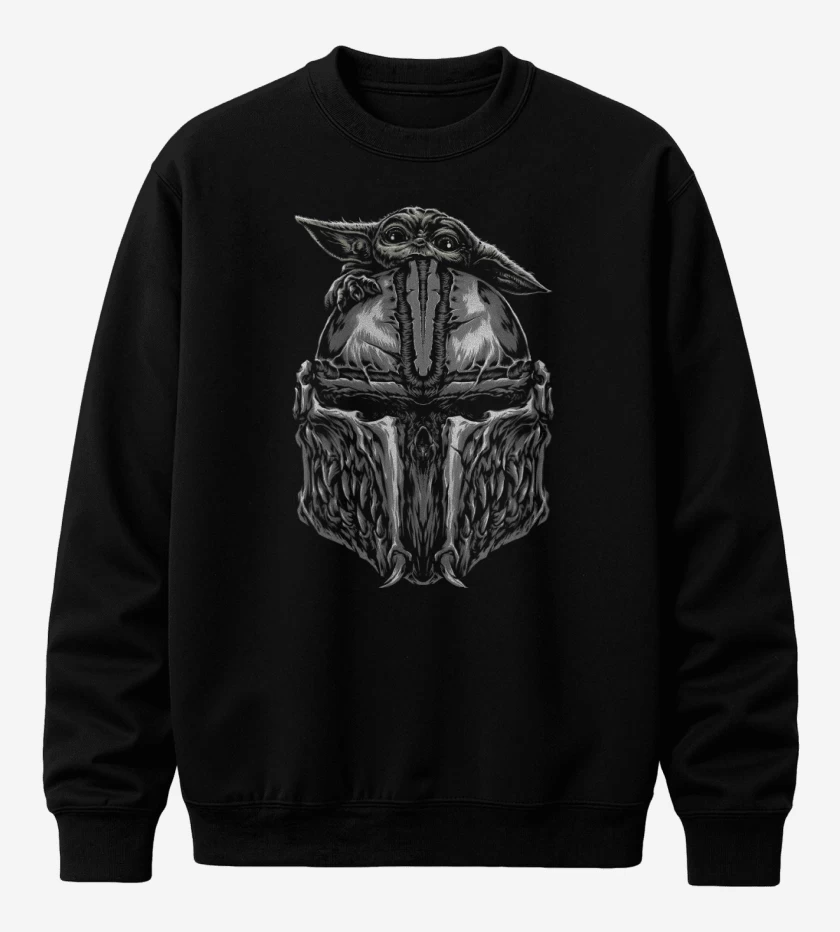 Poleron polo Grogu x Mando