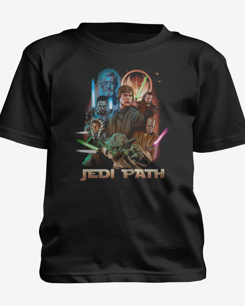 Polera de niño Negro de Jedi Path