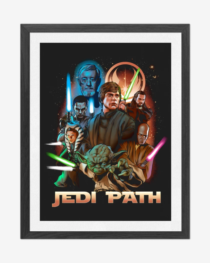 Cuadro decorativo Jedi Path