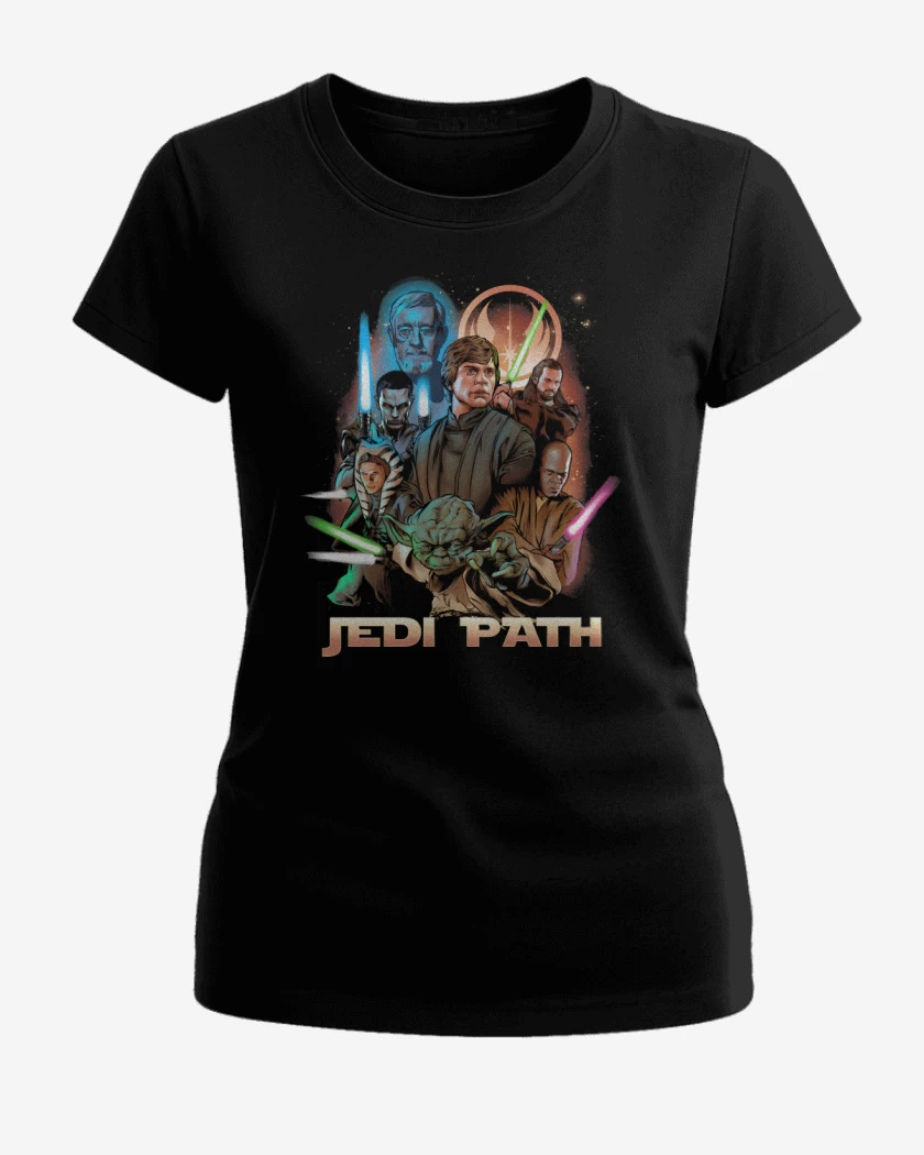 Polera de Mujer Negro de Jedi Path