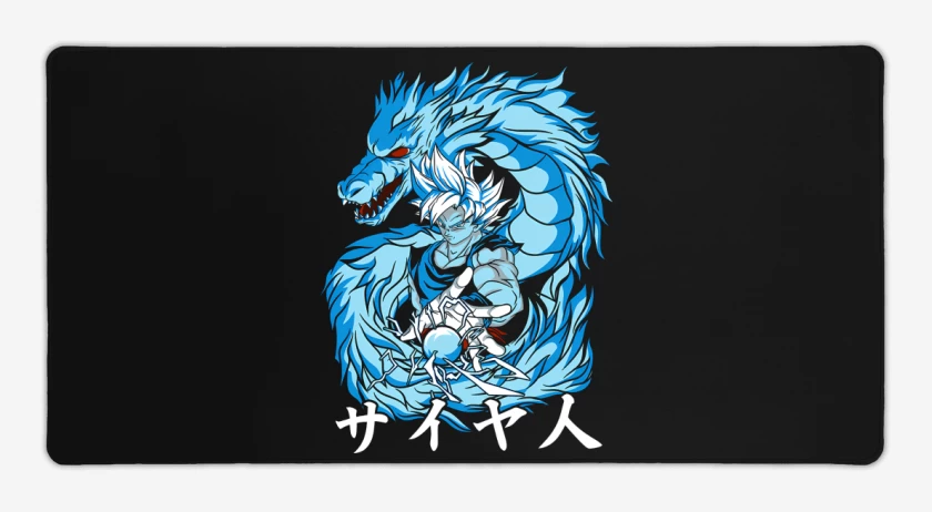 Mouse pad Gamer Negro de Dragon Instinto
