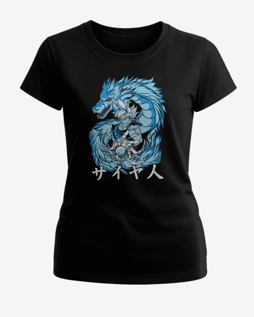 Polera de Mujer Negro de Dragon Instinto