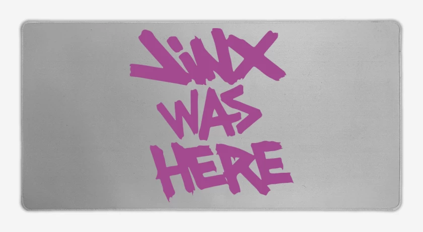 Mouse pad Gamer Gris Melange de Jinx was
