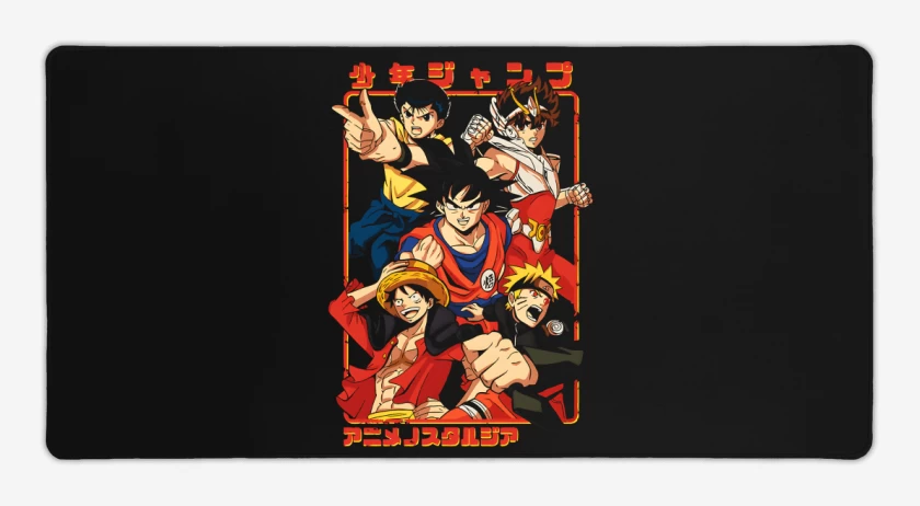 Mouse pad Gamer Negro de Shonen Team