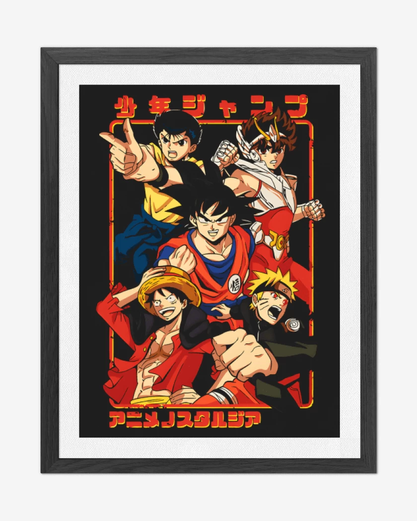 Cuadro decorativo Shonen Team