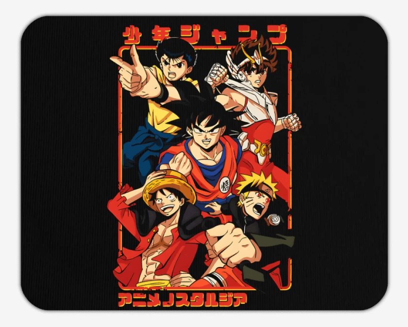 Mousepad Negro de Shonen Team