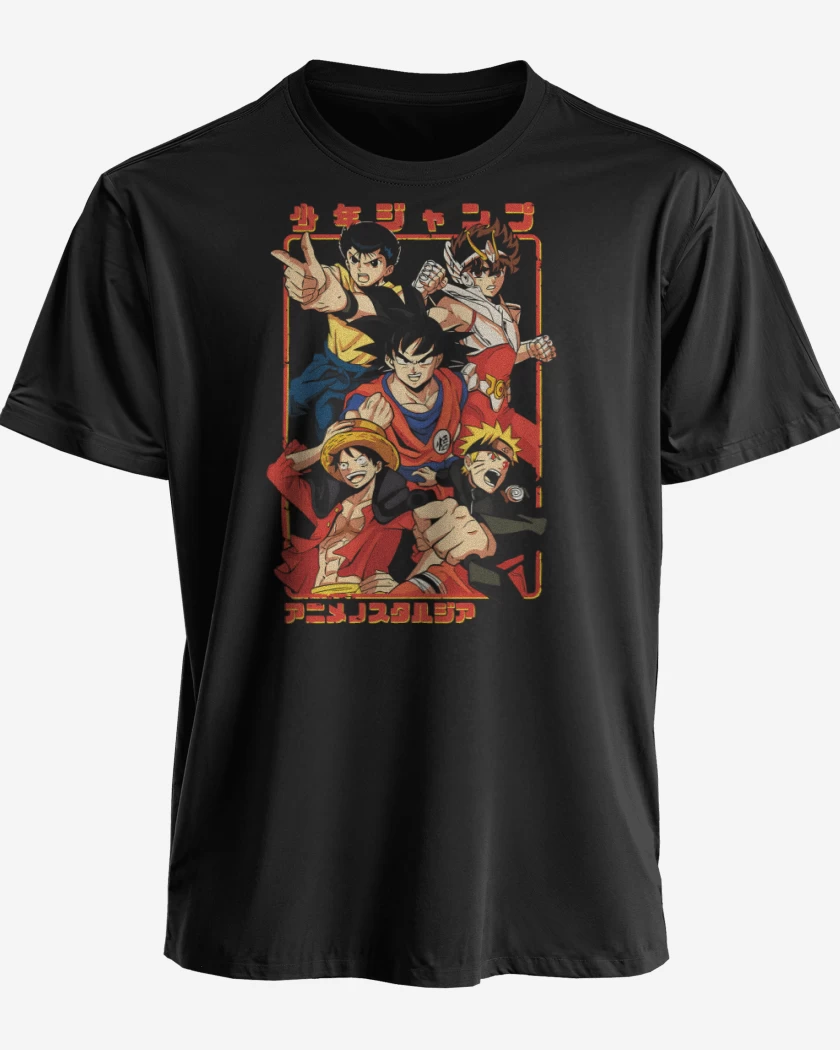 Polera premium Negro de Shonen Team