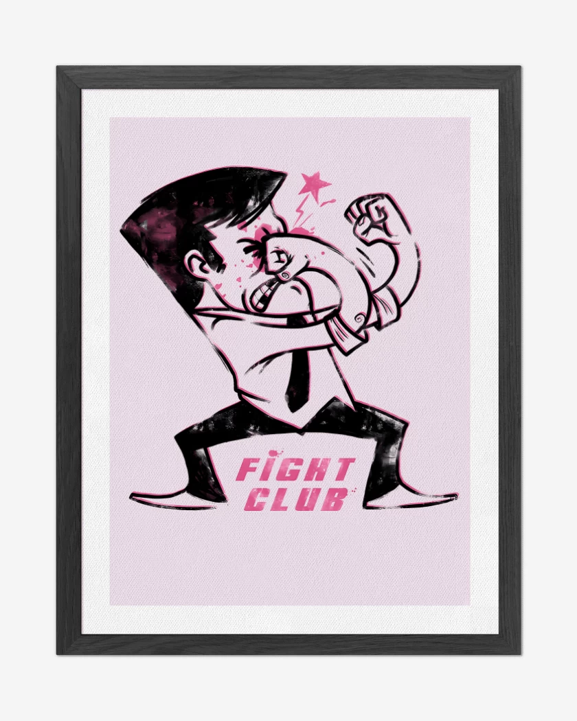 Cuadro decorativo Rosa Pastel de El Club