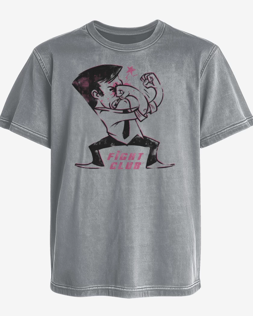 Polera desgastada Gris Melange de El Club