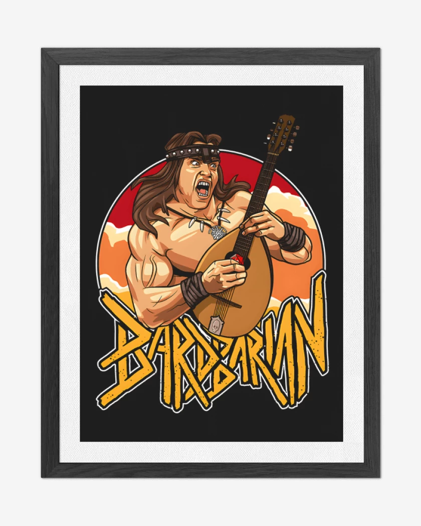Cuadro decorativo Negro de Barbarian