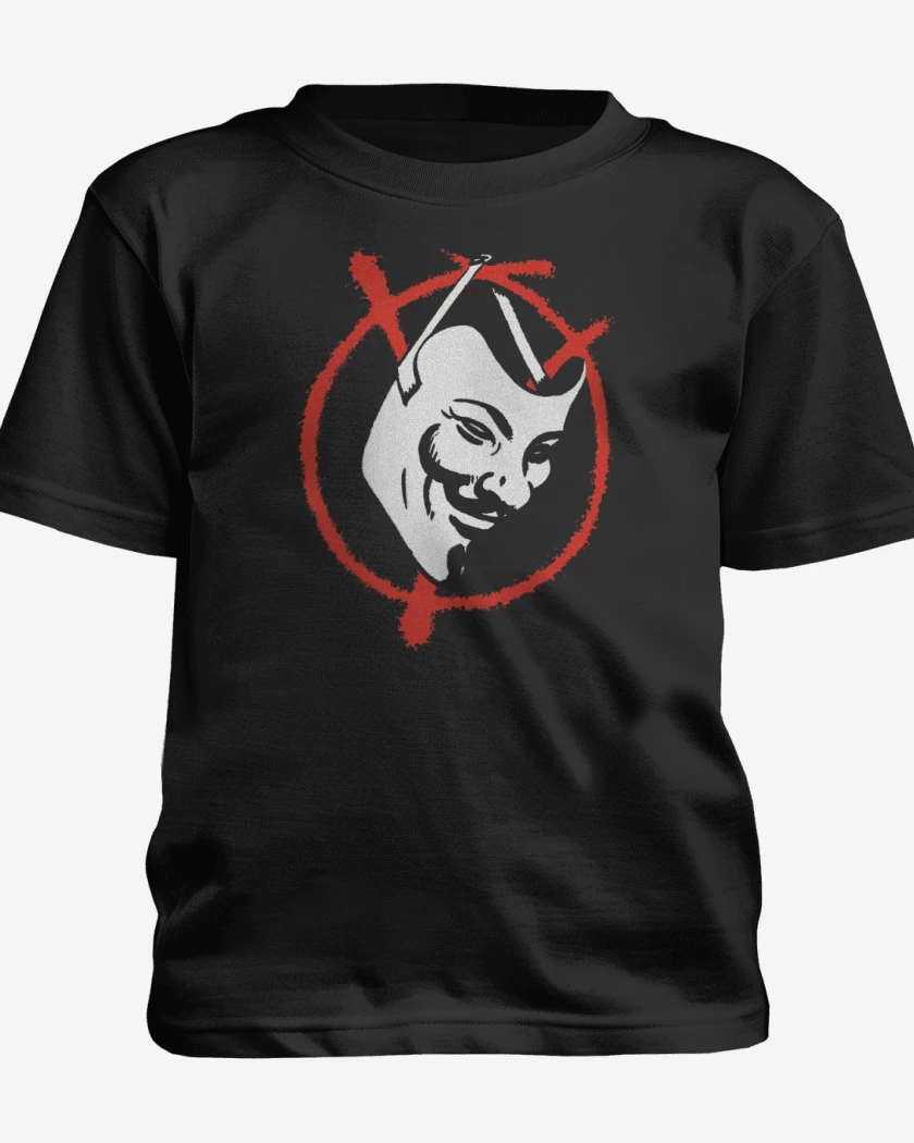 Polera de niño Negro de Máscara de la Venganza