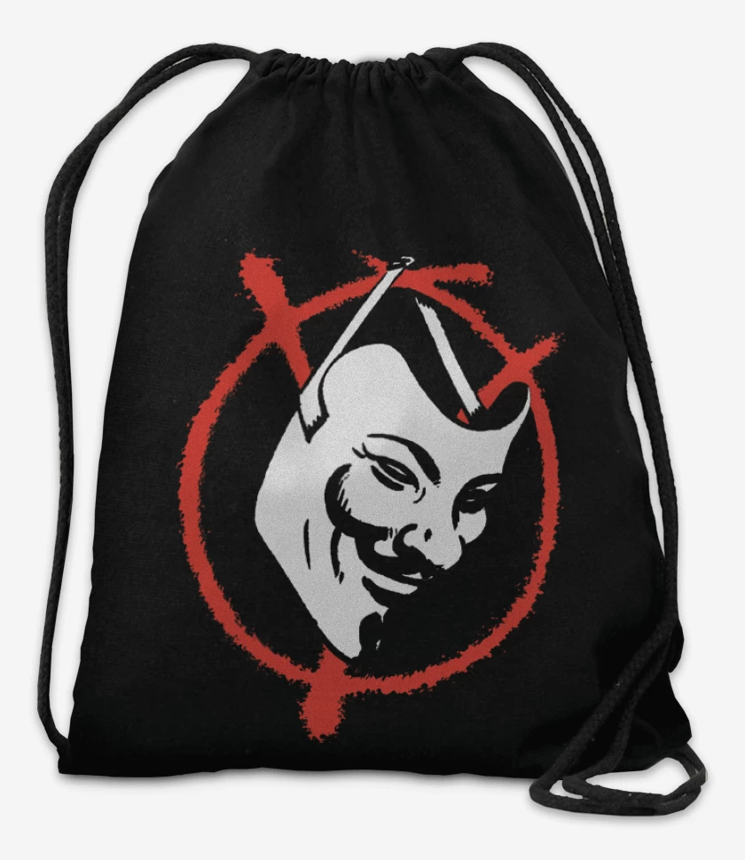Mochila Negro de Máscara de la Venganza