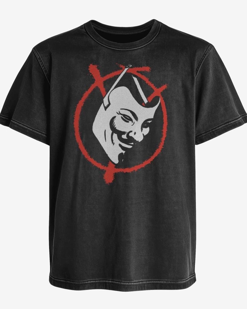 Polera desgastada Máscara de la Venganza