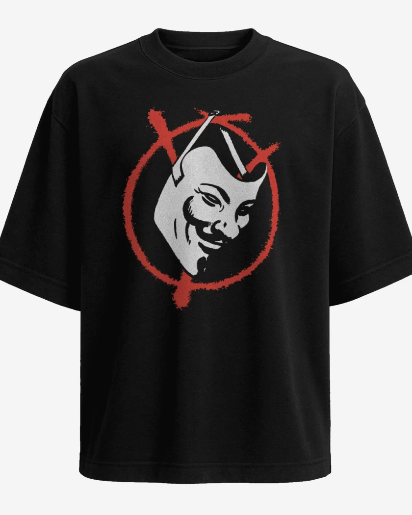 Polera Oversize Máscara de la Venganza