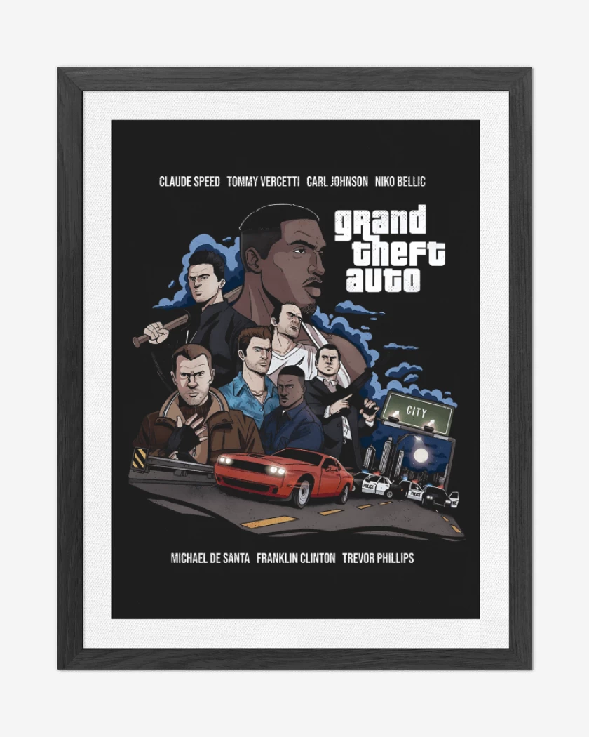 Cuadro decorativo Grand Theft Auto
