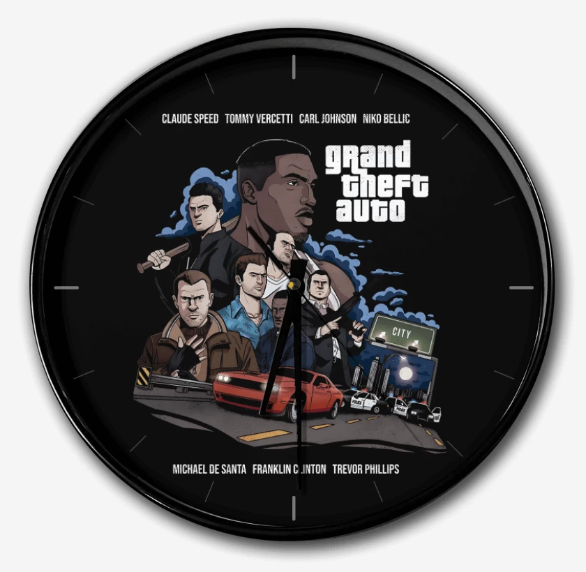 Reloj Grand Theft Auto