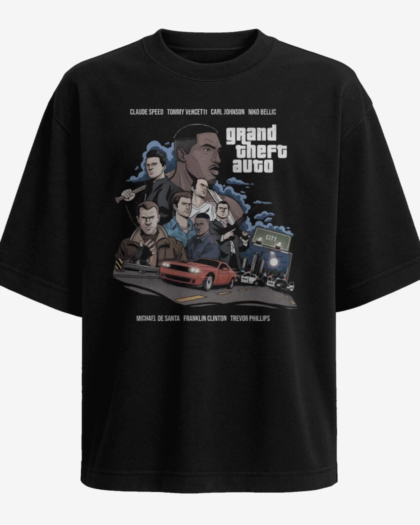 Polera Oversize Grand Theft Auto