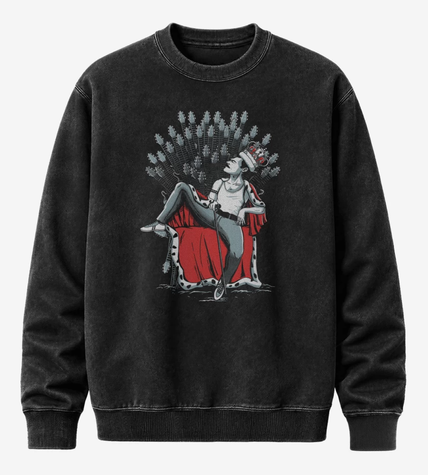 Poleron Polo Acid Wash Queen of Thrones