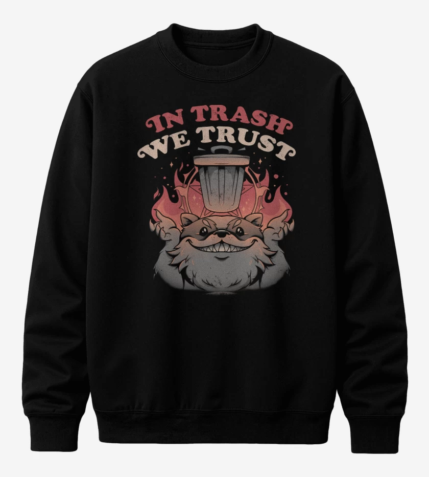 Poleron polo Negro de In Trash We Trust