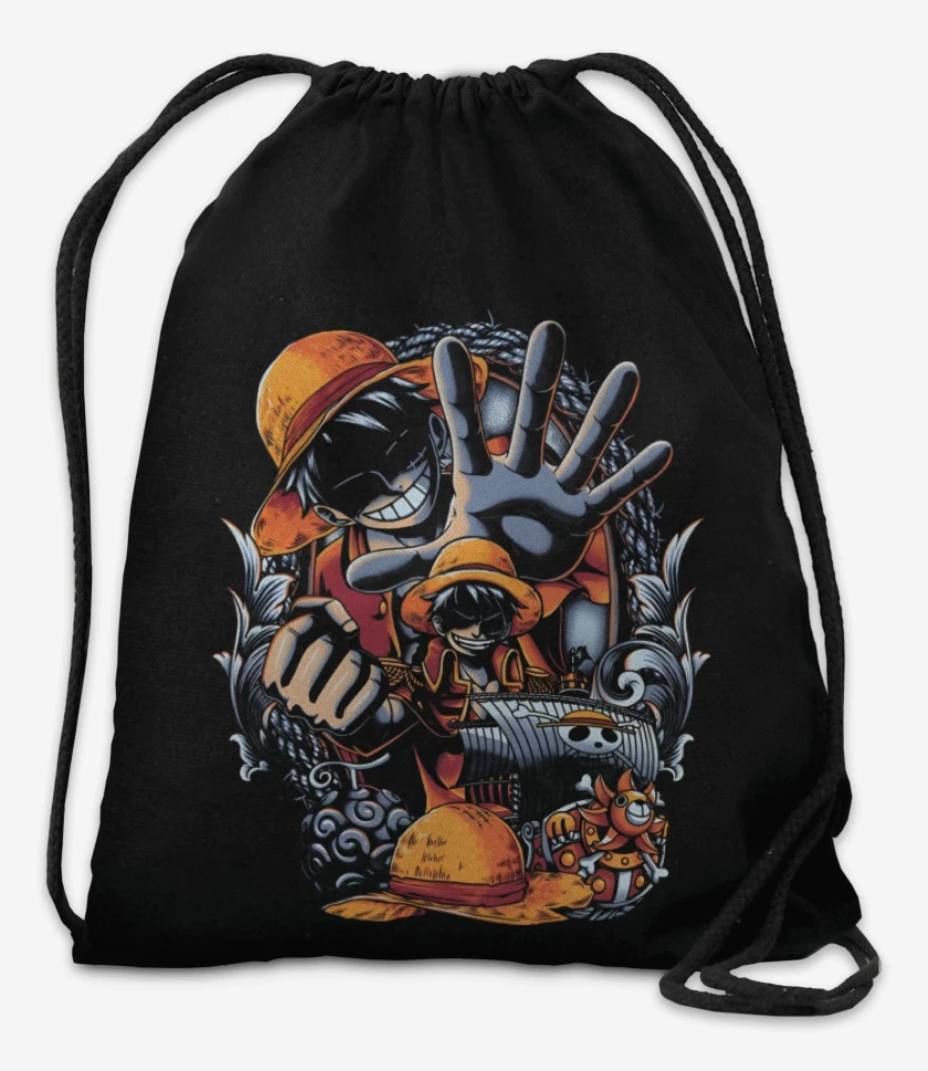 Mochila Negro de Monkey D Luffy