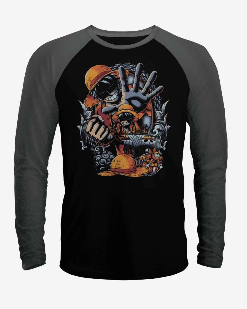 Polera Raglan Monkey D Luffy