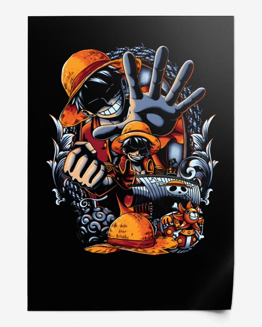 Print Monkey D Luffy