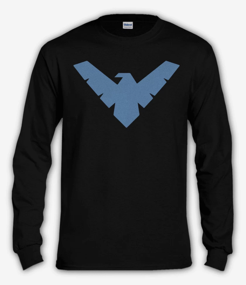 Polera manga larga Negro de Nightwing