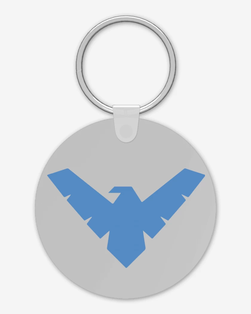 Llavero Gris Melange de Nightwing