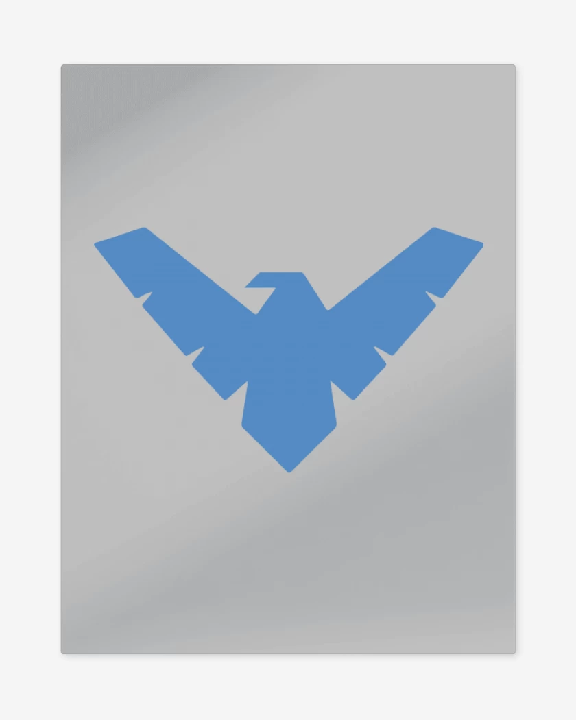 Print metalico Gris Melange de Nightwing