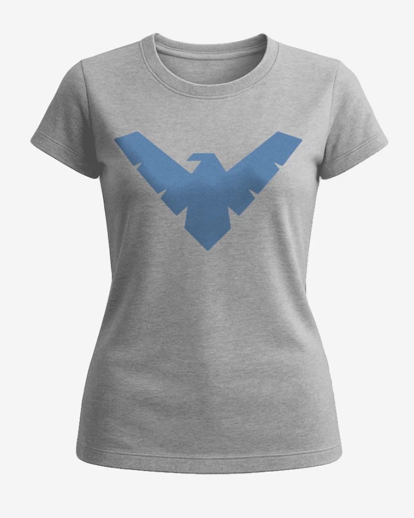 Polera de Mujer Gris Melange de Nightwing