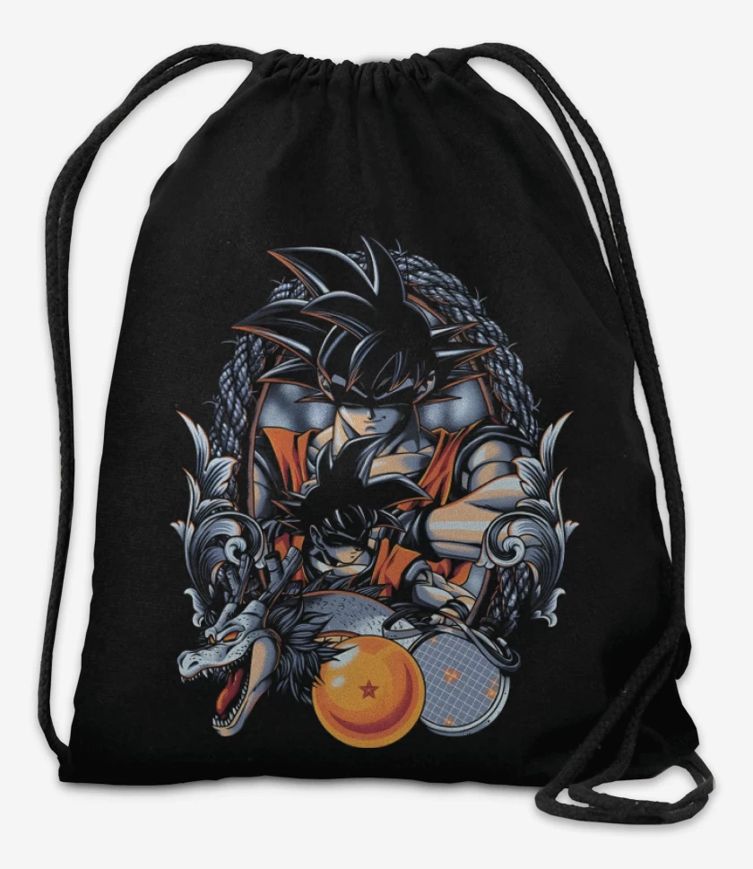 Mochila Negro de Kakaroto Goku