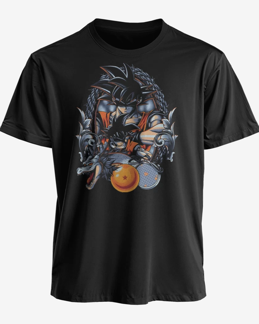 Polera premium Negro de Kakaroto Goku