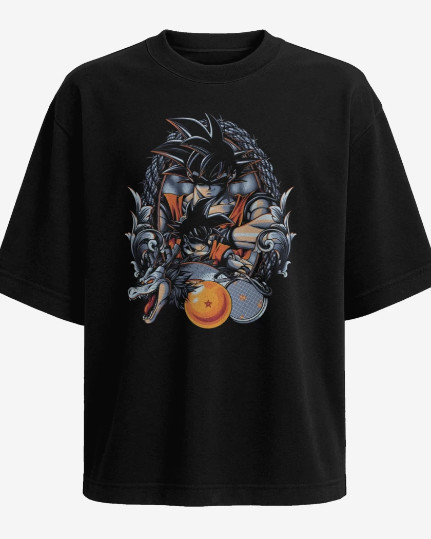 Polera Oversize Kakaroto Goku