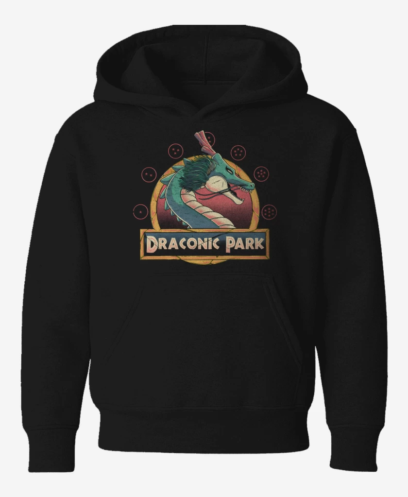 Poleron de niño Negro de Draconic Park