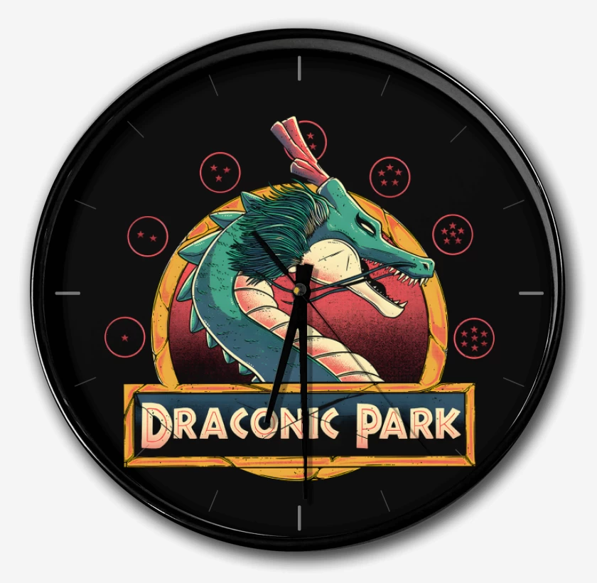 Reloj Negro de Draconic Park