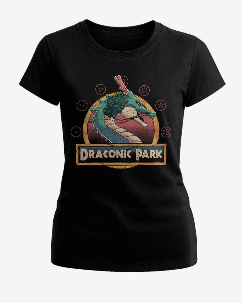 Polera de Mujer Negro de Draconic Park