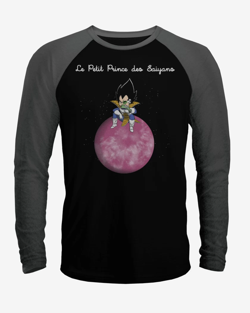Polera Raglan El Principito Saiyajin