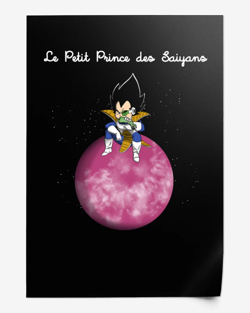 Print El Principito Saiyajin
