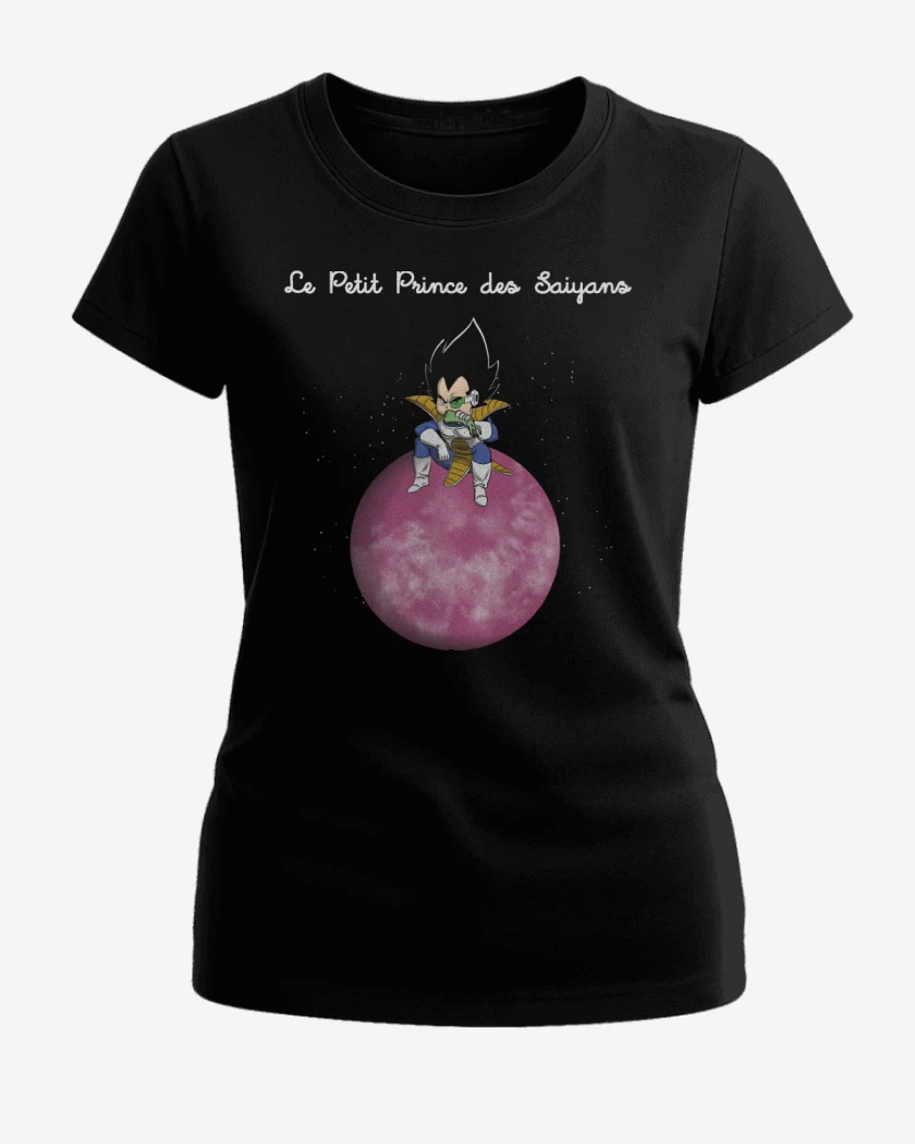 Polera de Mujer El Principito Saiyajin