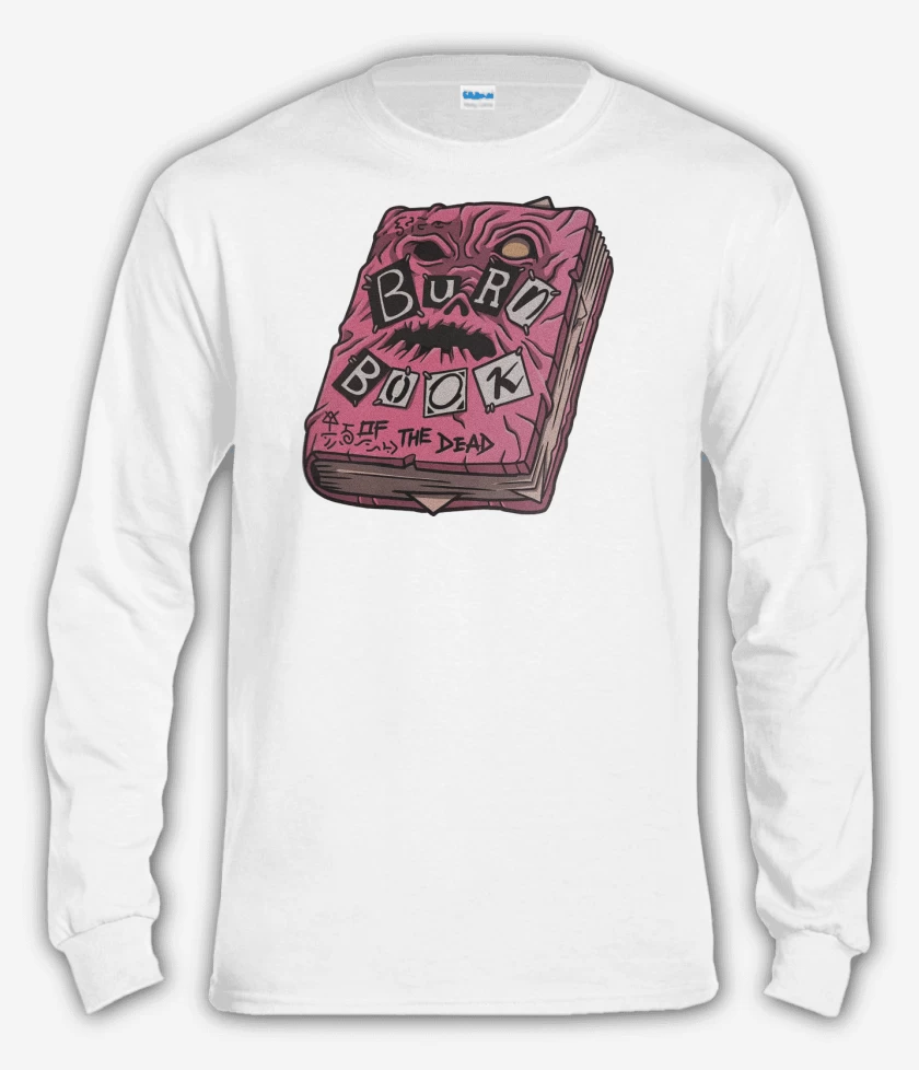 Polera manga larga Blanco de Quema este Libro