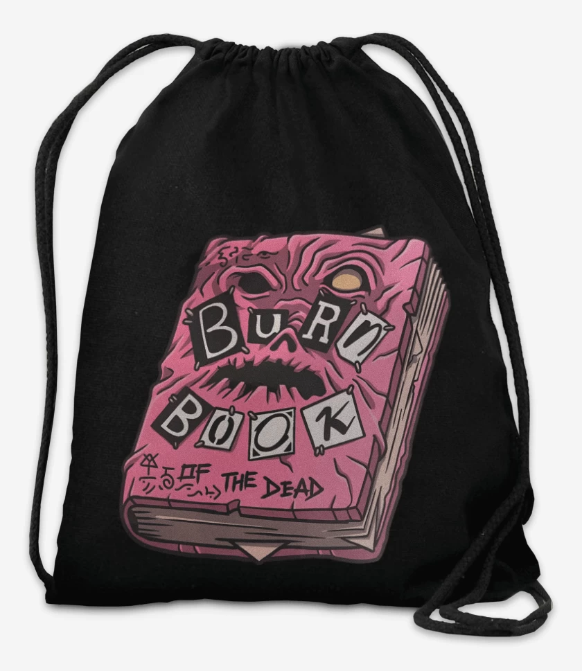 Mochila Negro de Quema este Libro