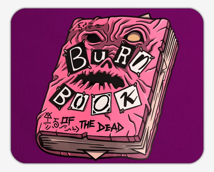 Mousepad Morado de Quema este Libro