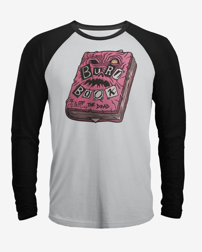 Polera Raglan Quema este Libro