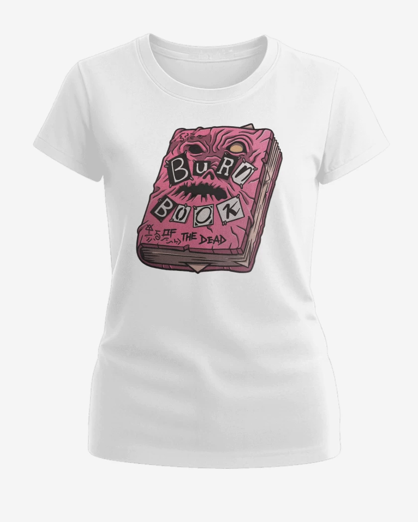 Polera de Mujer Blanco de Quema este Libro