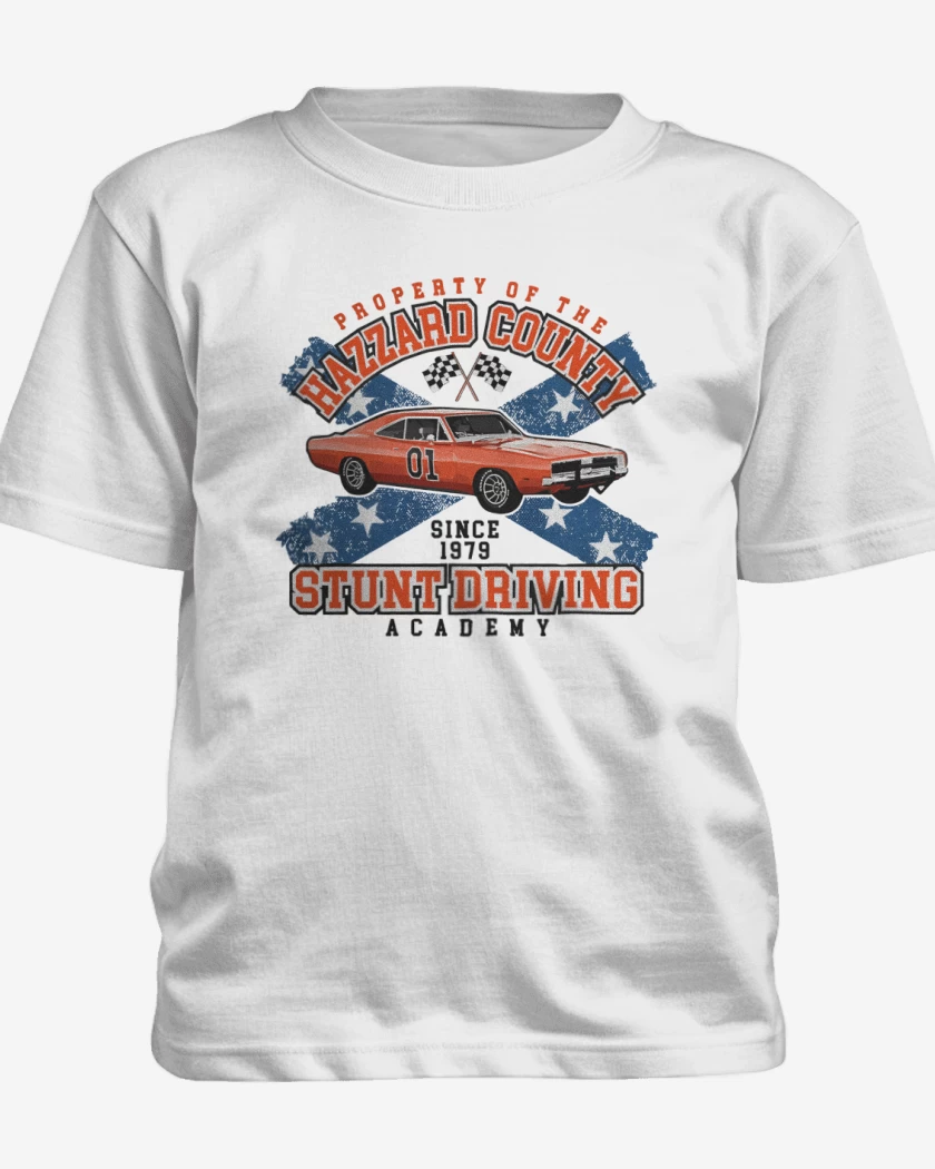 Polera de niño Blanco de The Dukes of Hazzard