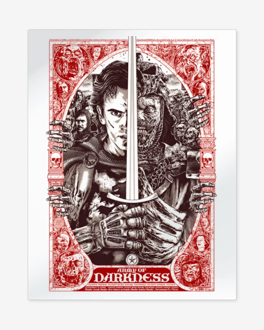 Print metalico Army of Darkness