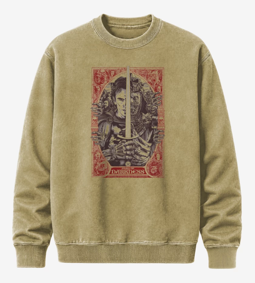 Poleron Polo Acid Wash Beige de Army of Darkness