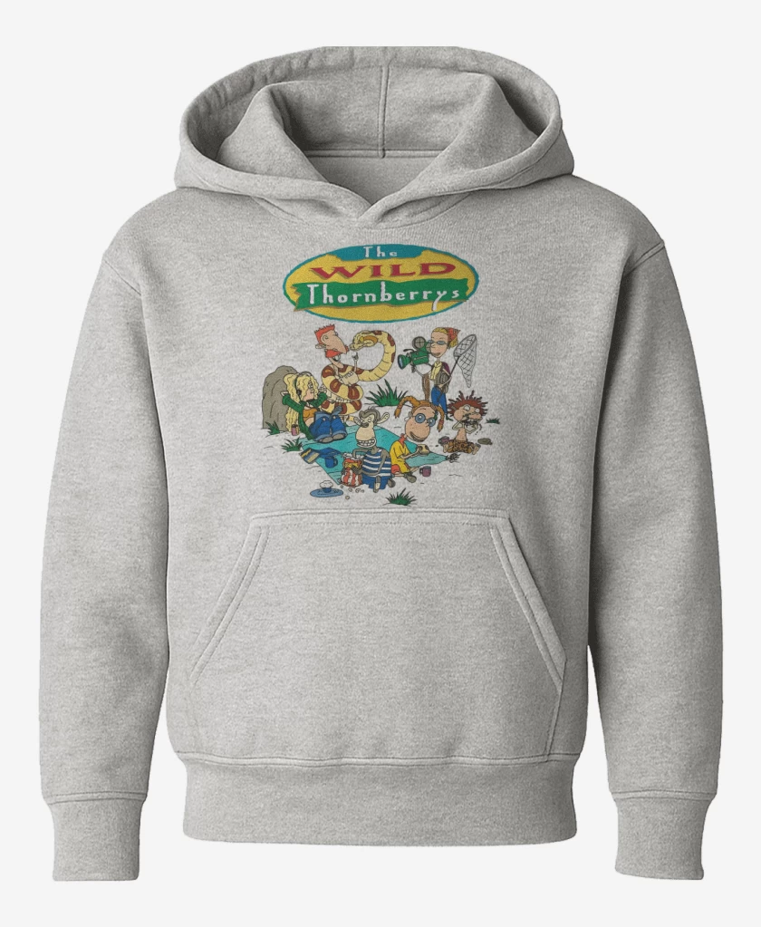 Poleron de niño Gris Melange de Los Thornberrys