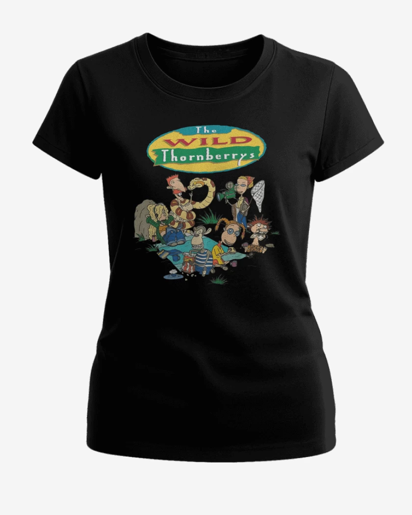 Polera de Mujer Negro de Los Thornberrys